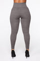 Curves Ahead High Rise Legging - Mocha