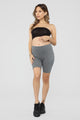 Brooke Biker Shorts - Grey