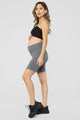 Brooke Biker Shorts - Grey