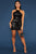 Dancing In Twilight Sequin Dress - Black