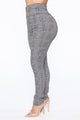 Don't Plaid With Me Pant - Black/White