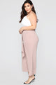 She's So Lucky Jumpsuit - Mauve
