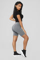 Brooke Biker Shorts - Grey