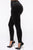 Melt My Heart Velvet Tummy Tuck Leggings - Black