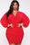 Set The Mood Mini Dress - Red