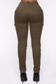Call It Quits Cargo Pants - Olive