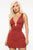 Home Sweet Home Mini Dress - Rust