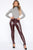 Teyana Leather-Like Leggings - Burgundy