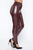 Teyana Leather-Like Leggings - Burgundy