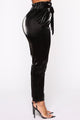 Nights Out In Town Jogger Pants - Black
