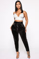 Nights Out In Town Jogger Pants - Black