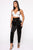 Nights Out In Town Jogger Pants - Black