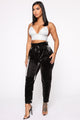 Nights Out In Town Jogger Pants - Black