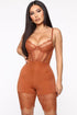 Baby Girl Romper - Copper
