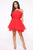 Exclusive Tulle Mini Dress - Red