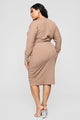 Never Too Soft Dress - Taupe