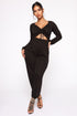 Easy Breeze Long Sleeve Jumpsuit - Black