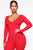 Señorita Ruffle Jumpsuit - Red