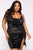 Bad Girls Club Velvet Midi Dress - Black
