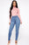 Classic High Waist Skinny Jeans - Medium Blue Wash