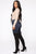 Classic High Waist Skinny Jeans - Dark Denim
