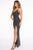 Always Glowing Maxi Dress - Black/Silver