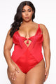 With No Regrets Fringe Teddy - Red