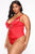 With No Regrets Fringe Teddy - Red