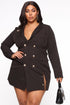 Away On Business Blazer Dress - Black
