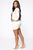 In Charge Satin Mini Dress - Ivory