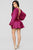 Sophia Satin Romper - Magenta