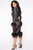 All Over My Body Midi Dress - Black