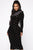 Looking Forward To It Midi Dress - Black