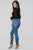 Classic High Waist Skinny Jeans - Medium Blue Wash
