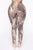 We At My Favorite Spot Legging Set - Brown/combo