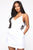 Selena Satin Dress - White