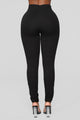 Down To Ride Ponte Pants - Black