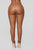 Double Dare Faux Leather Pants - Camel