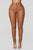 Double Dare Faux Leather Pants - Camel