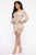 Athina Printed Mini Dress - Taupe