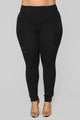 Down To Ride Ponte Pants - Black