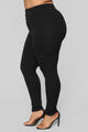 Down To Ride Ponte Pants - Black