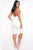 Party Crasher Ruched Midi Dress - White