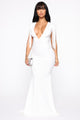 Fringe For Life Maxi Dress - Ivory