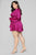 Sophia Satin Romper - Magenta