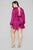 Sophia Satin Romper - Magenta