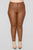 Double Dare Faux Leather Pants - Camel