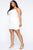 Mesh Behavior Mini Dress - White