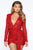 Center Stage Sequin Mini Dress - Red