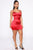 So Smooth Satin Mini Dress - Red
